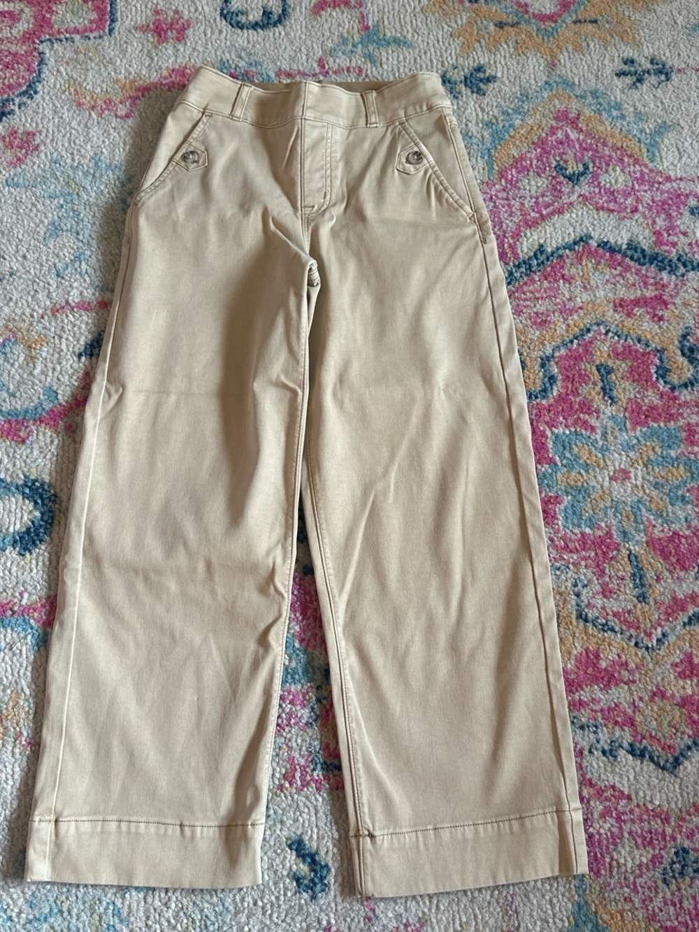 SPANX Women’s Wide-Leg Pants in Beige